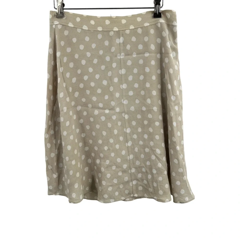 Kate Spade Polka Dot Circle Skirt Beige Size‎ 4